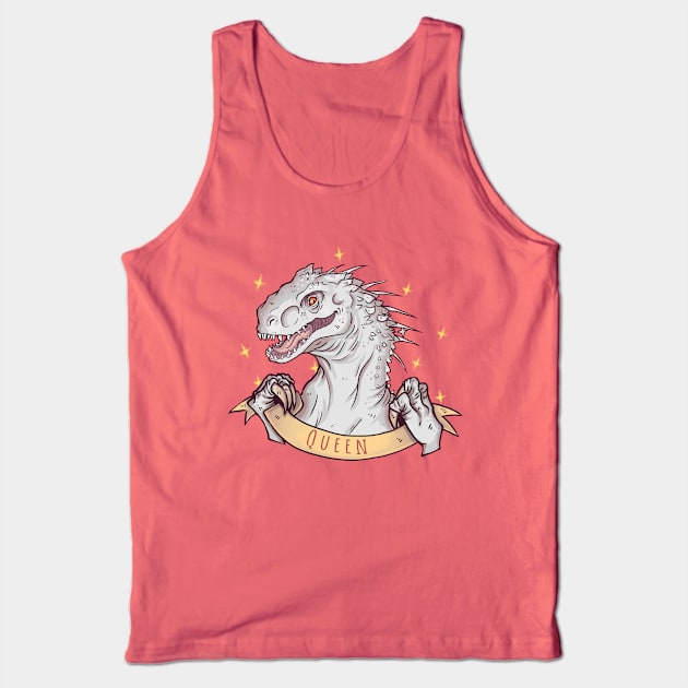 Indominus Rex is a queen Tank Top by liieszz